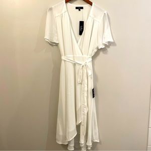 Lulu’s Rise To The Occasion White Dress